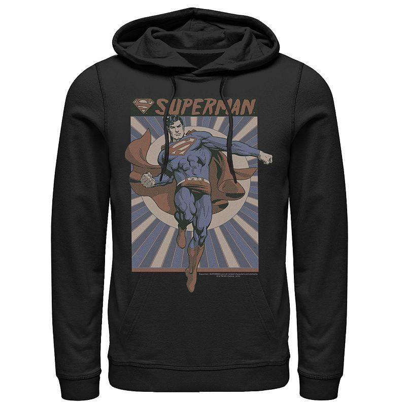 Men's DC Comics Superman Posed Pop Art Poster Hoodie,  Product Image