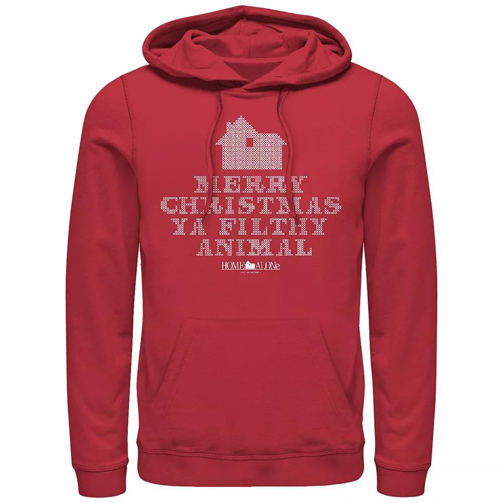 Big & Tall Home Alone Merry Christmas Ya Filthy Animal Graphic Hoodie, Men's,  Product Image