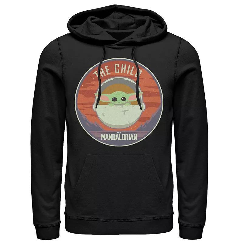 Men's Star Wars The Mandalorian The Child Bassinet Badge Hoodie,  Product Image