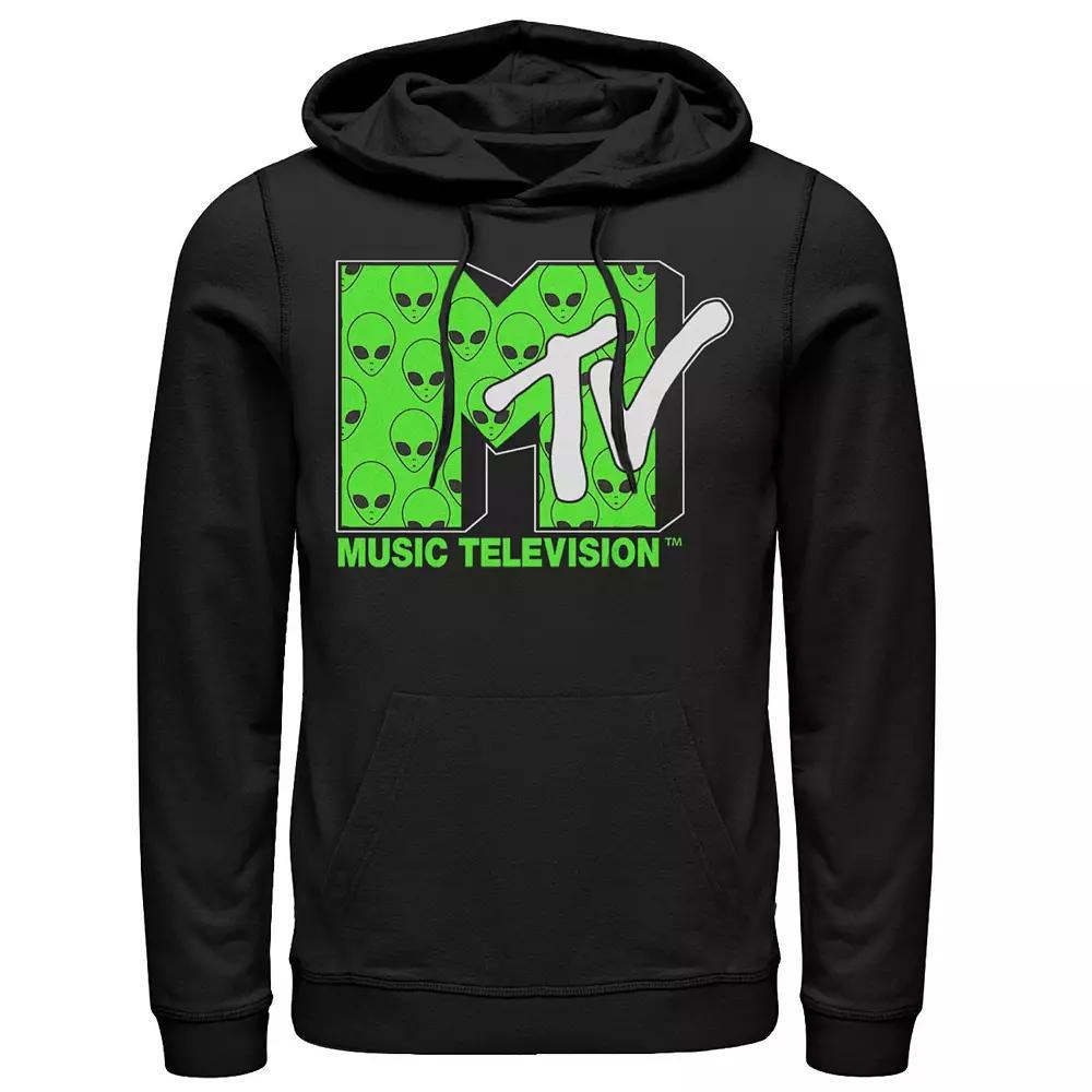 Mens MTV Logo Alien Heads Hoodie Product Image