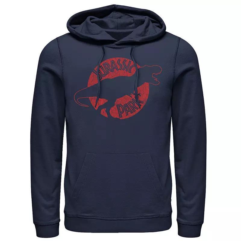 Mens Jurassic Park Firey Sunset Logo Hoodie Product Image