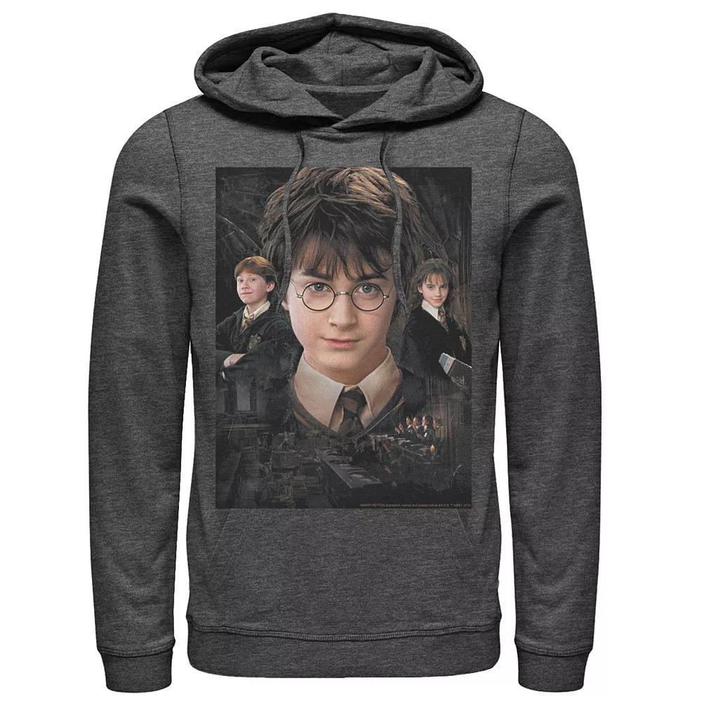 Men's Harry Potter Chamber Of Secrets Harry Ron Hermione Poster Graphic Pullover Hoodie,  Product Image