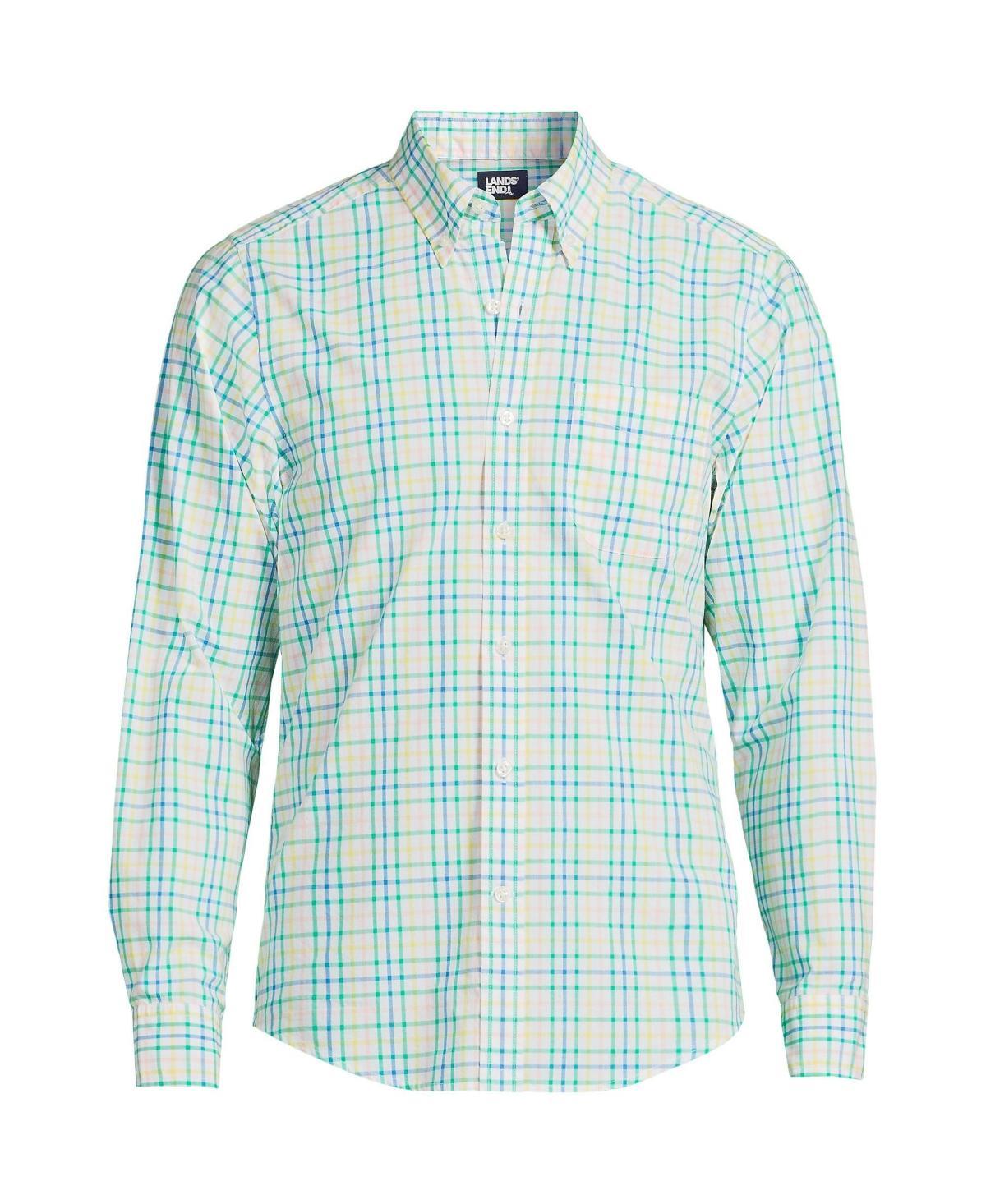 Mens Lands End Traditional-Fit Essential Lightweight Poplin Shirt Product Image