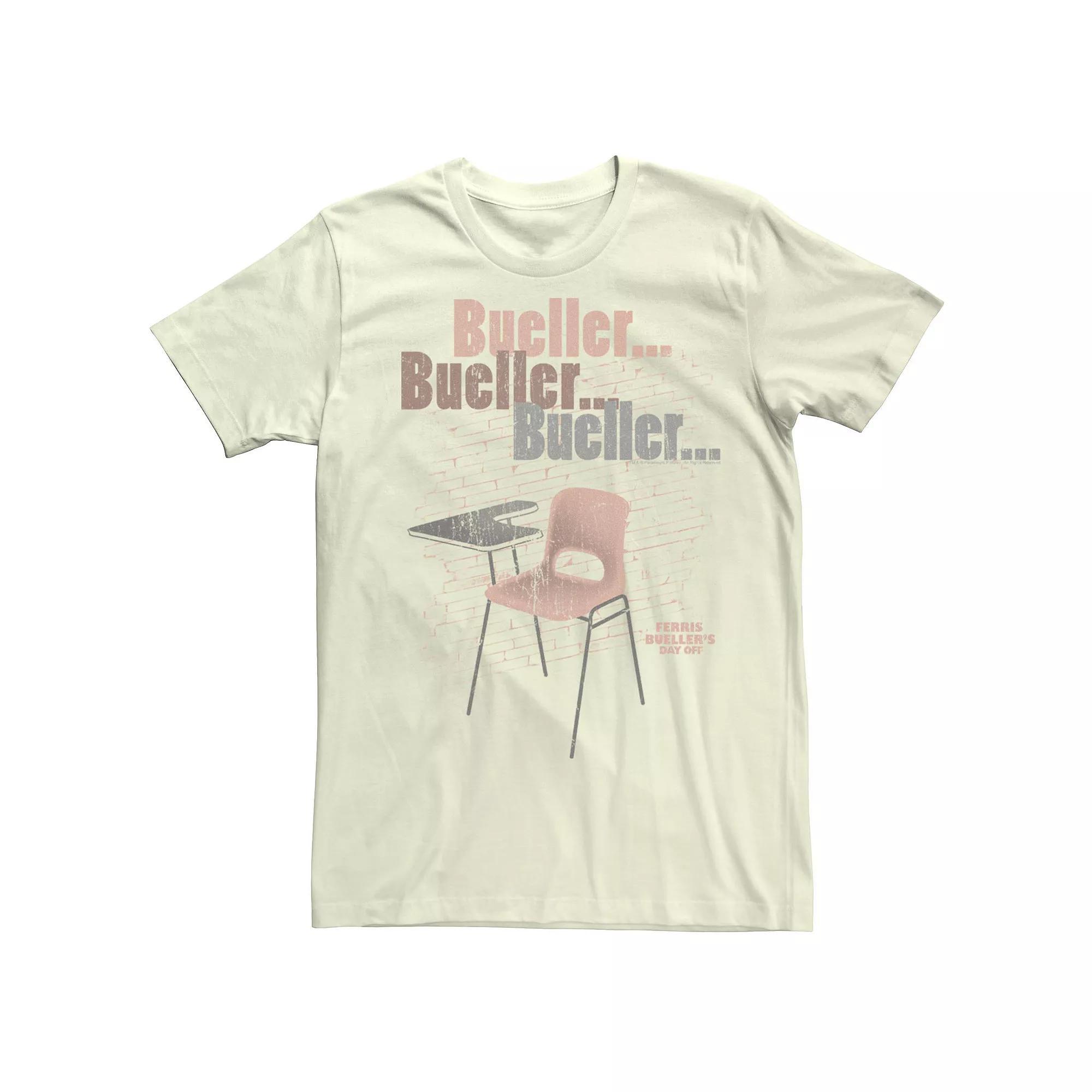 Men's Ferris Bueller's Day Off Empty Desk Tee,  Product Image