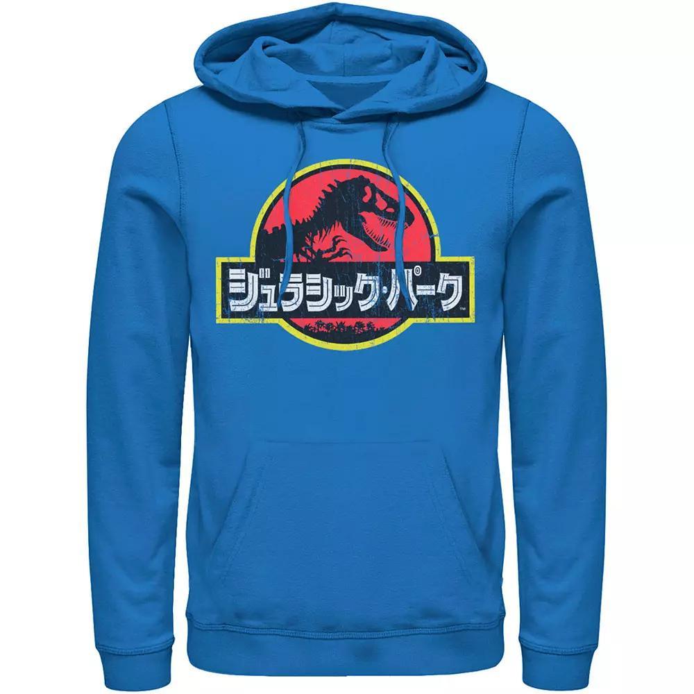 Mens Jurassic Park Logo Outlined Hoodie, Men's,  Product Image
