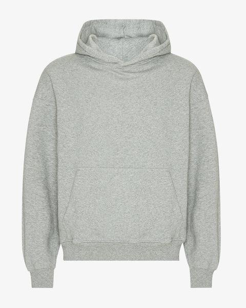 Organic Oversized Hood - Heather Grey Product Image