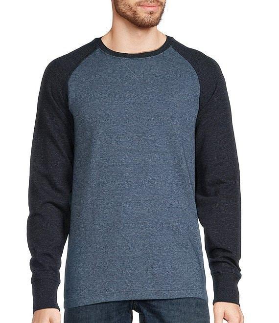 L.L.Bean Washed Double-Knit Color Block Crewneck T-Shirt Product Image