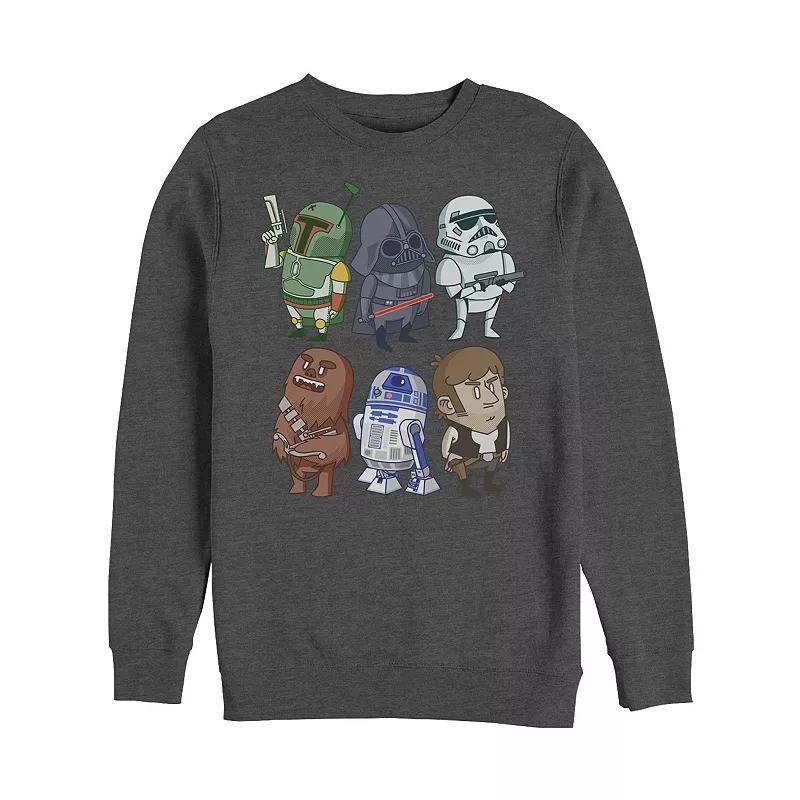 Men's Star Wars Classic Doodles Hoodie, Size: XXL, Grey Heather Product Image