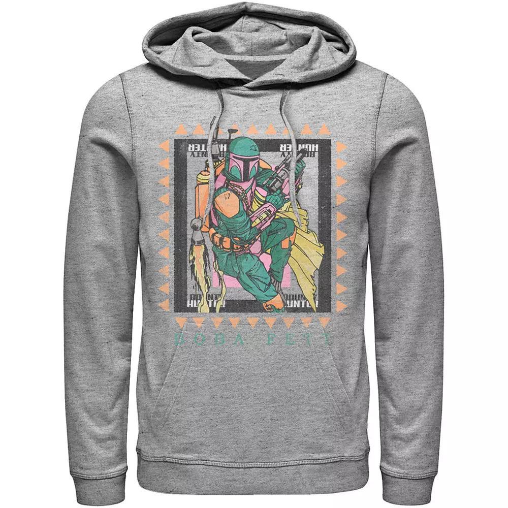 Men's Star Wars Boba Fett Stamp Hoodie, Size: Medium, White Product Image