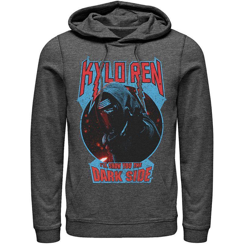 Men's Star Wars Kylo Ren Show You The Dark Side Metal Text Hoodie, Size: 3XL, Royal Product Image