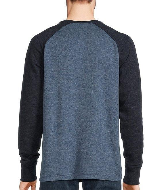 L.L.Bean Washed Double-Knit Color Block Crewneck T-Shirt Product Image