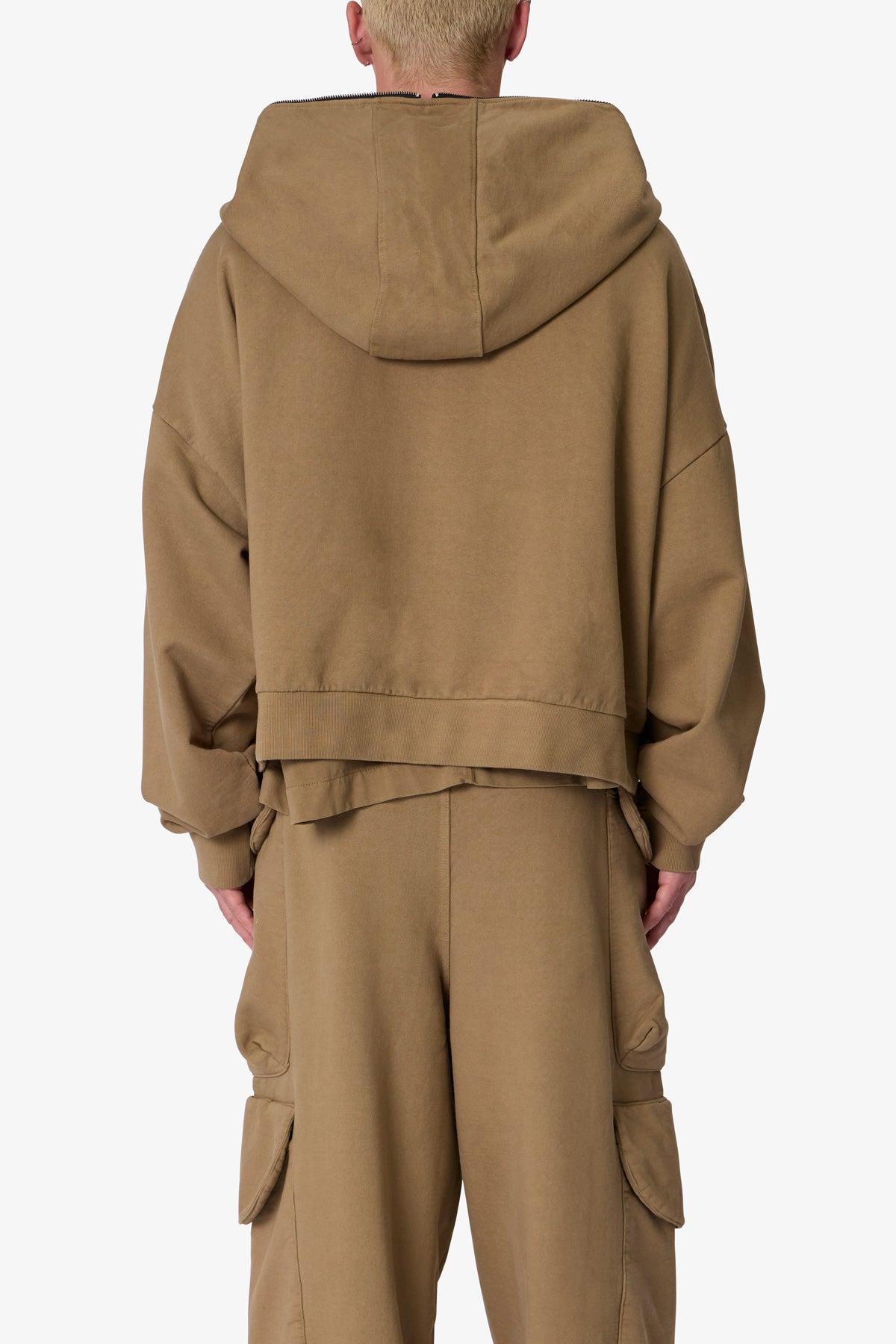 Full Zip Hoodie - Washed Earth Product Image