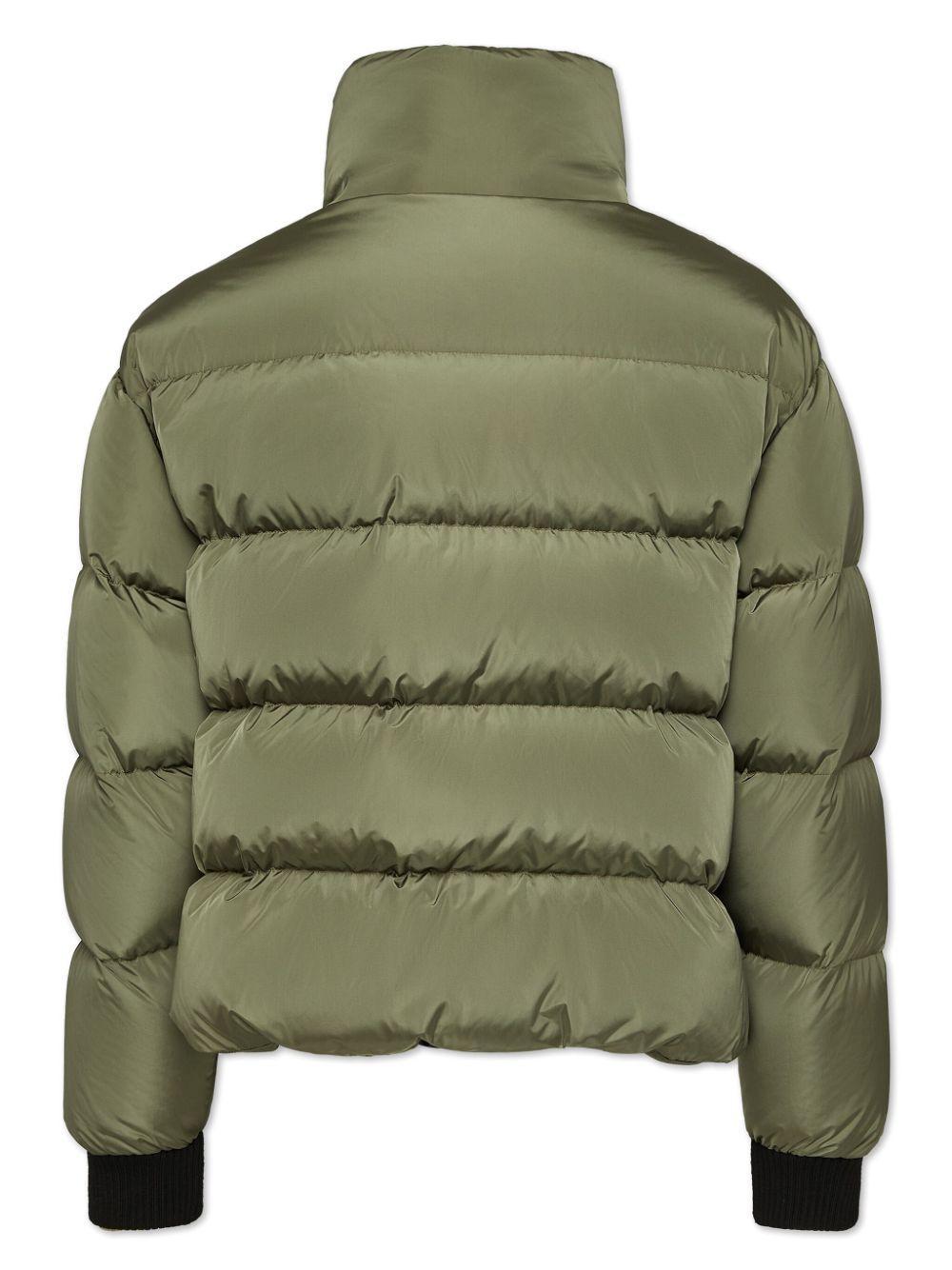 DSQUARED2 Logo-patch Padded Jacket In Green Product Image