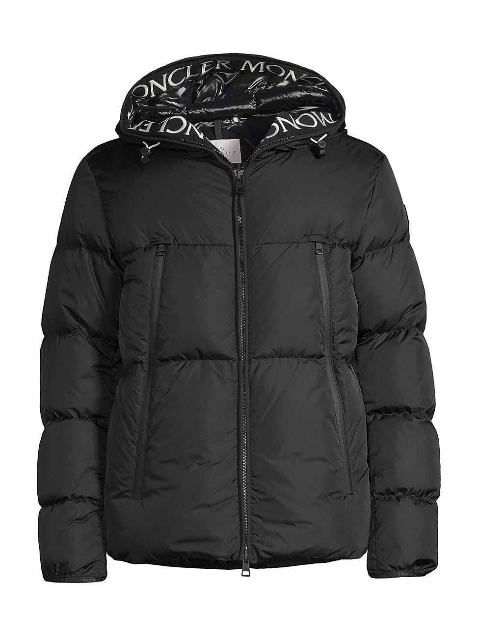 Mens Montcla Logo Hooded Down Jacket Product Image