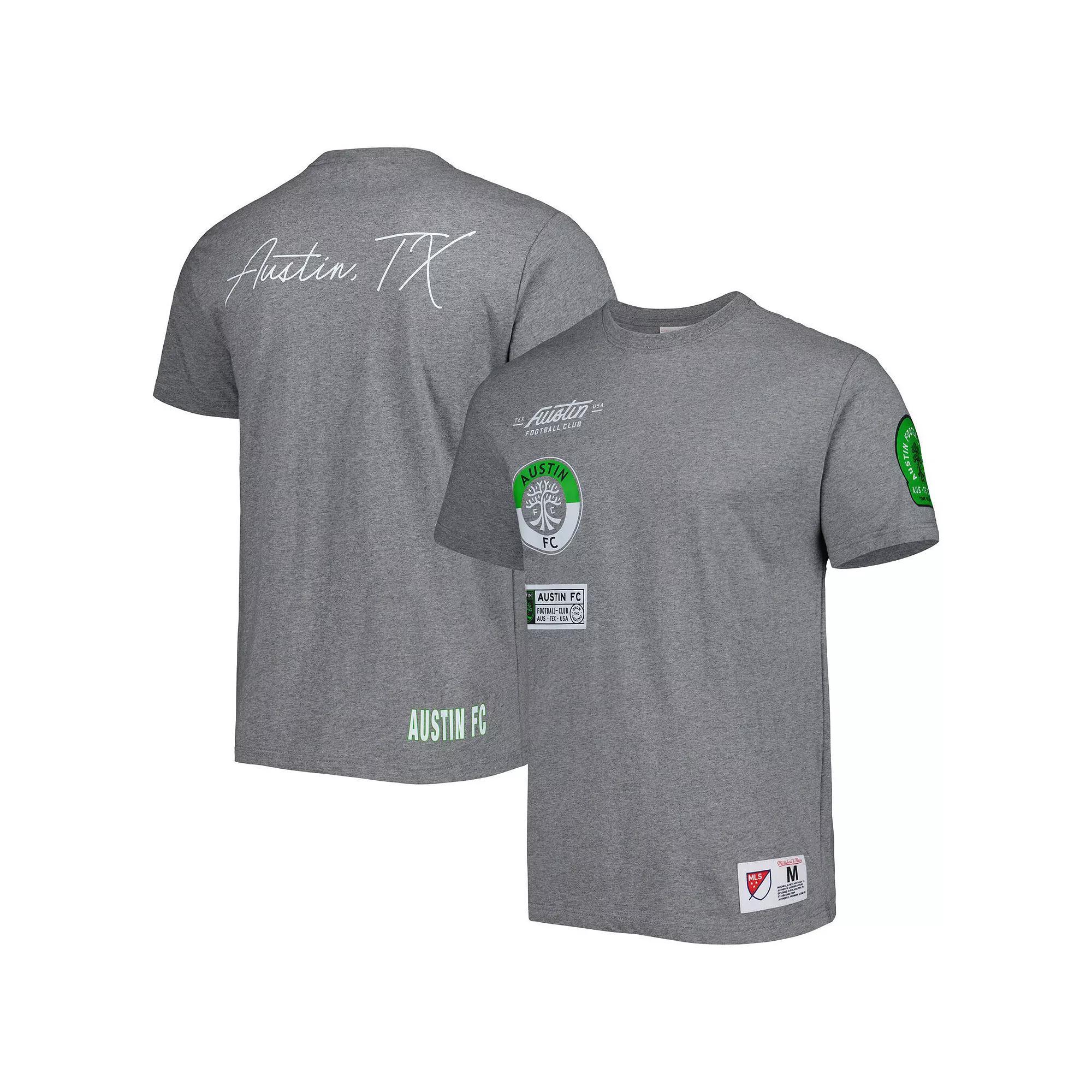 Men Mitchell & Ness Gray Austin FC City Tee, Men's, Size: 2XL, Afc Grey Product Image