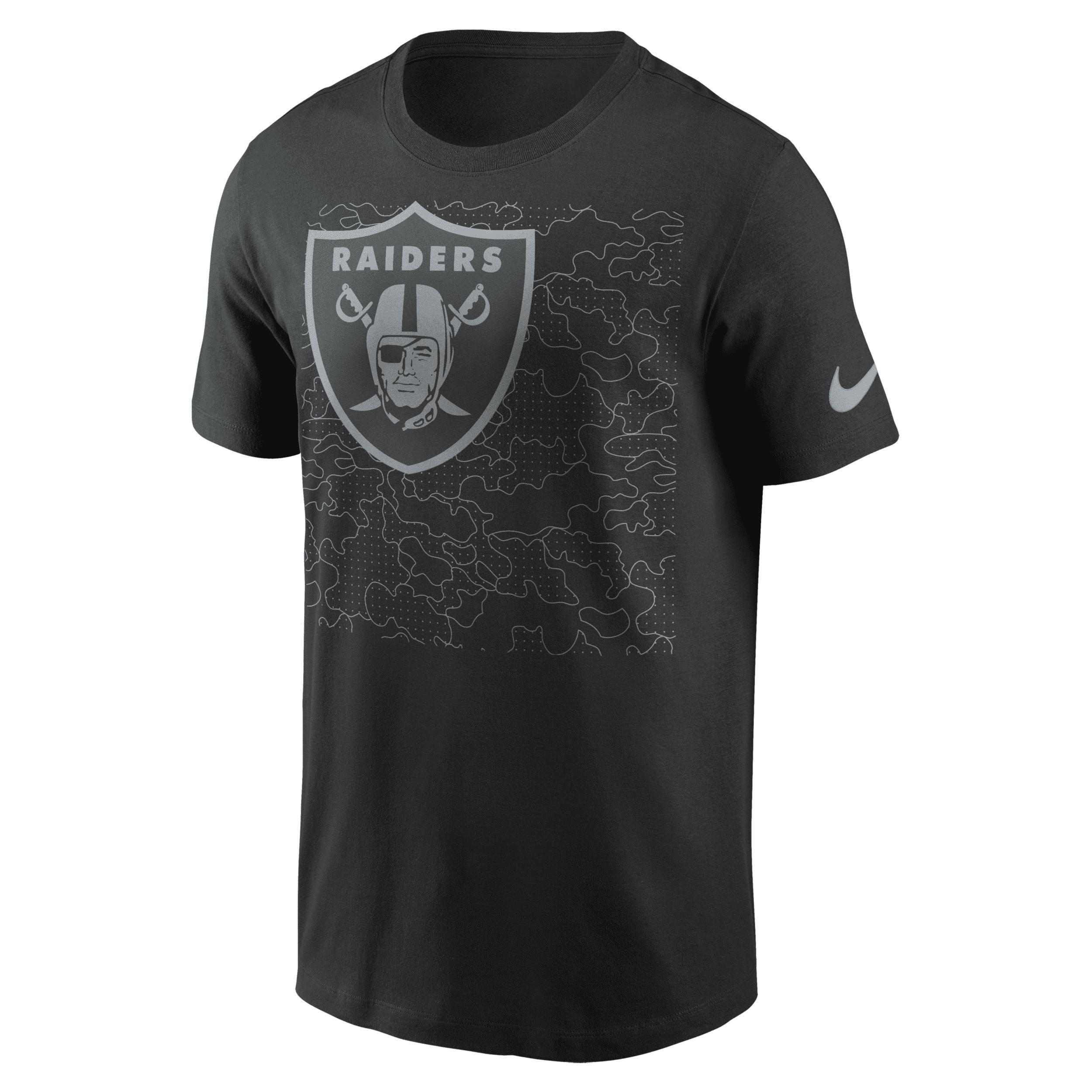 Mens Nike Black Las Vegas Raiders RFLCTV T-Shirt Product Image