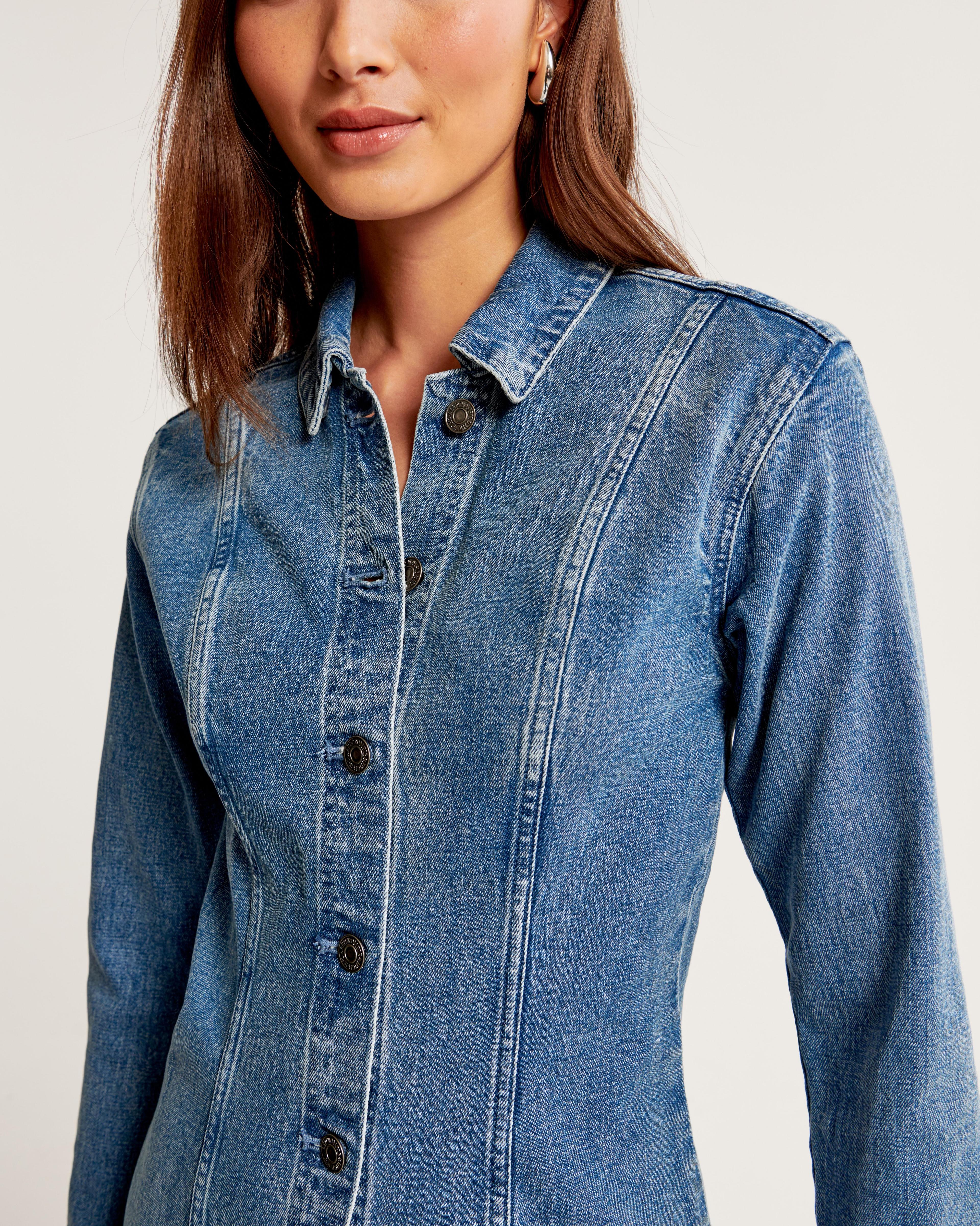 Denim Shirt Dress Product Image