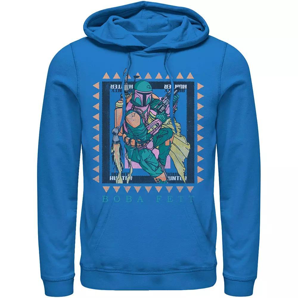 Men's Star Wars Boba Fett Stamp Hoodie, Size: 3XL, Royal Product Image