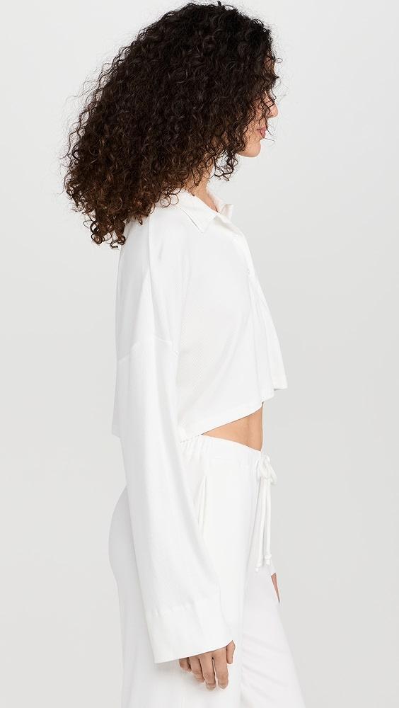 Riot Swim Rory Oversized Crop Top | Shopbop Product Image