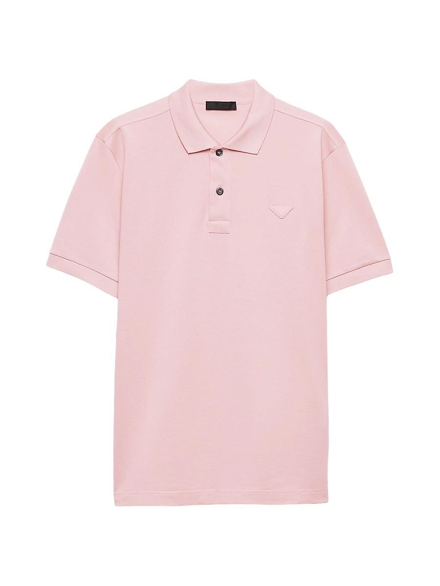 Mens Slim Pique Knit Logo Polo Product Image