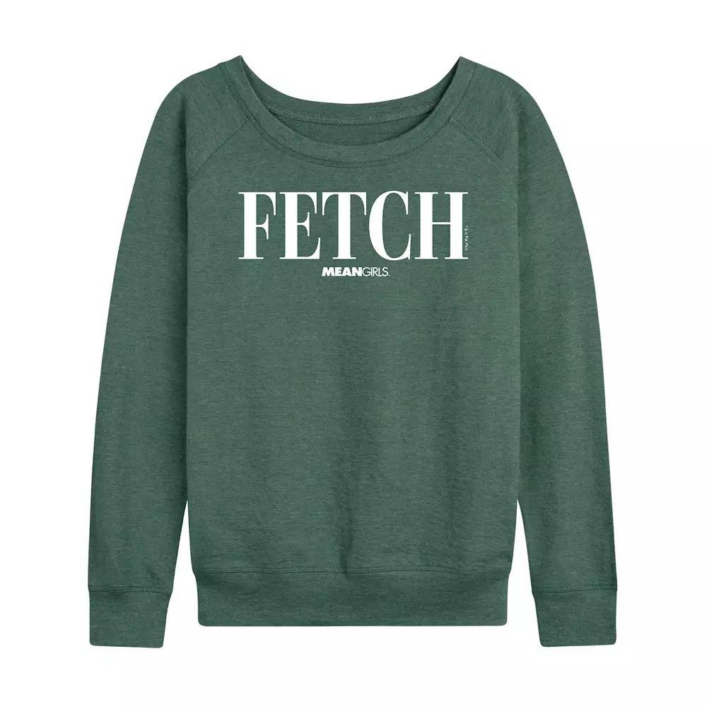 Women's Mean Girls Fetch French Terry Long Sleeve Tee,  Product Image