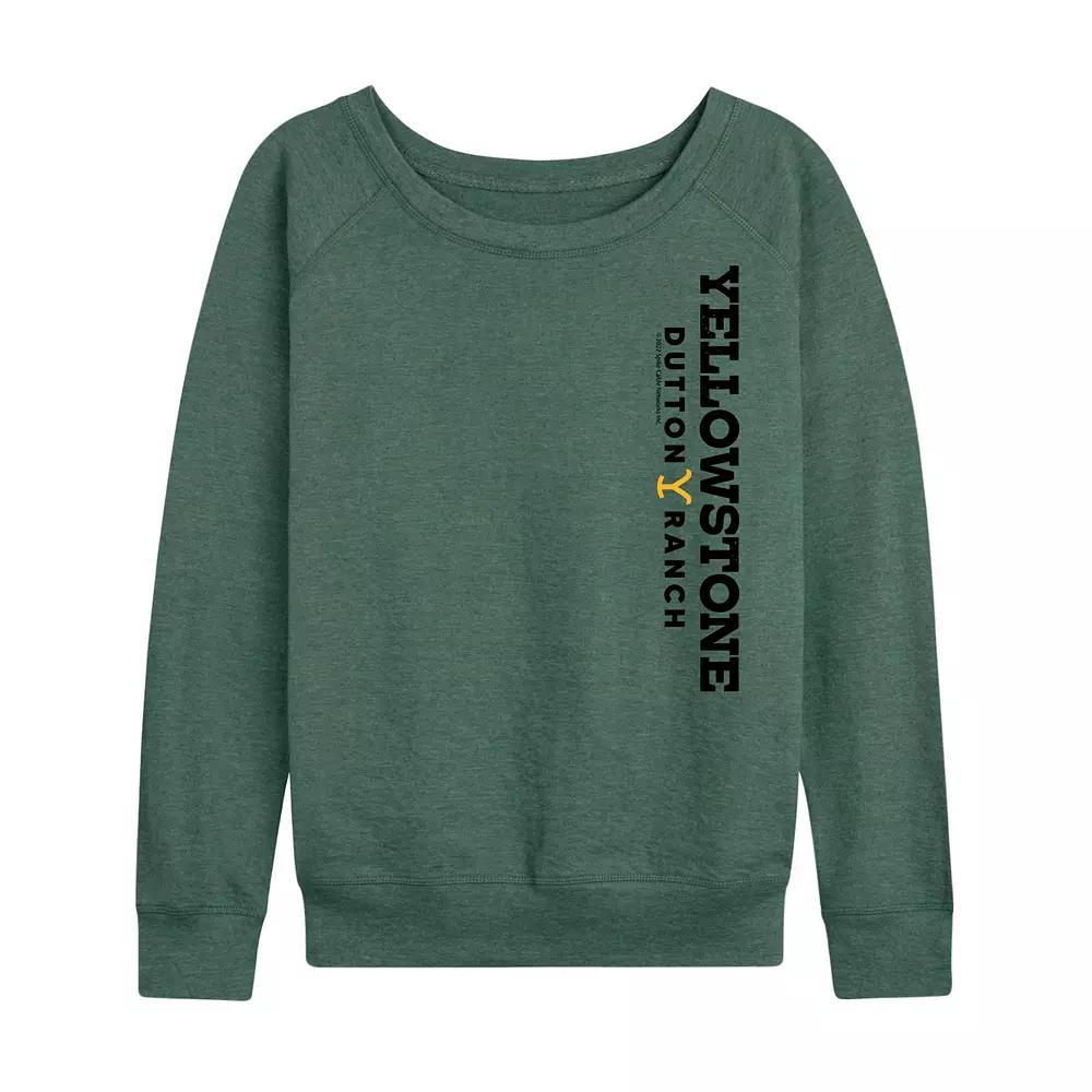 Women's Yellowstone Dutton Ranch French Terry Long Sleeve Tee, Girl's,  Product Image