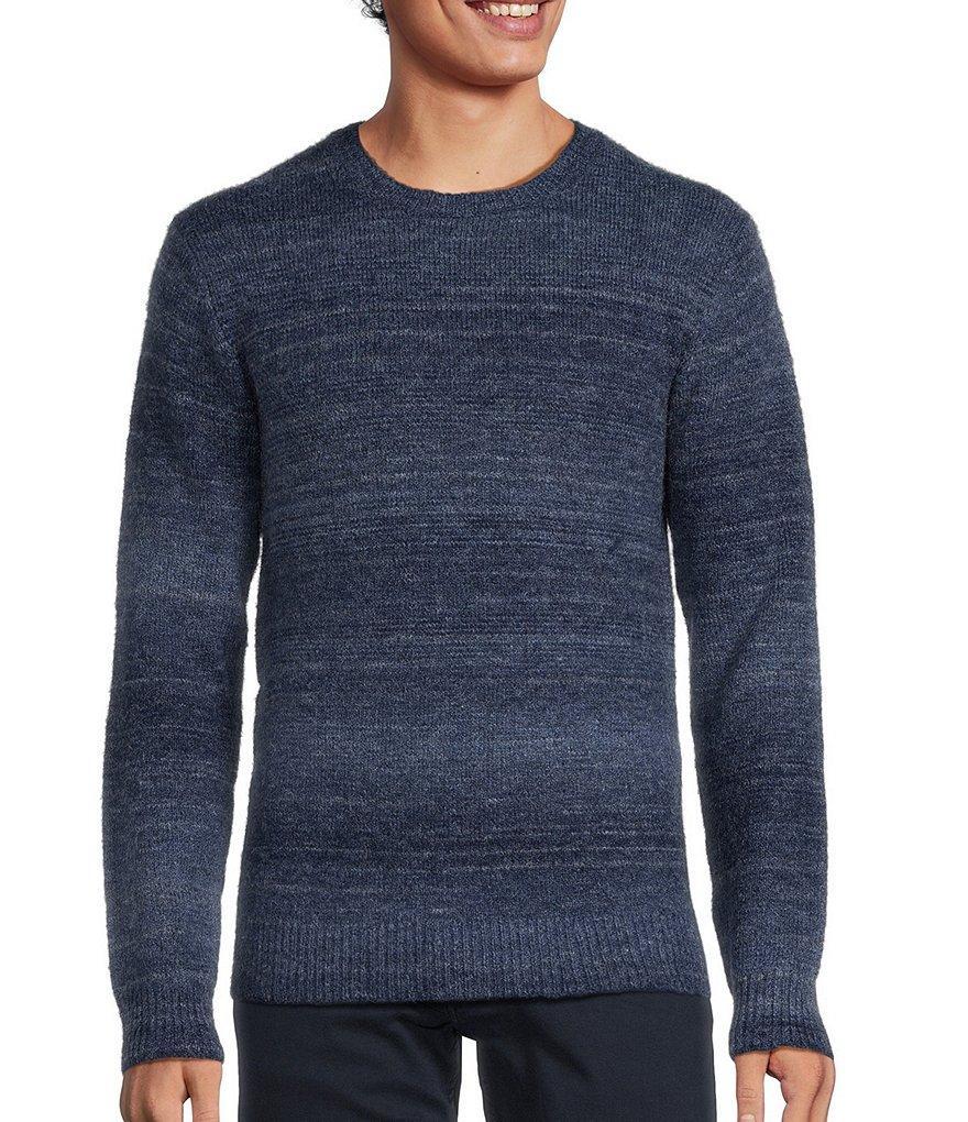 Rowm Into The Blue Collection Long Sleeve Spacedye Multicolor Crew Neck Sweater Product Image