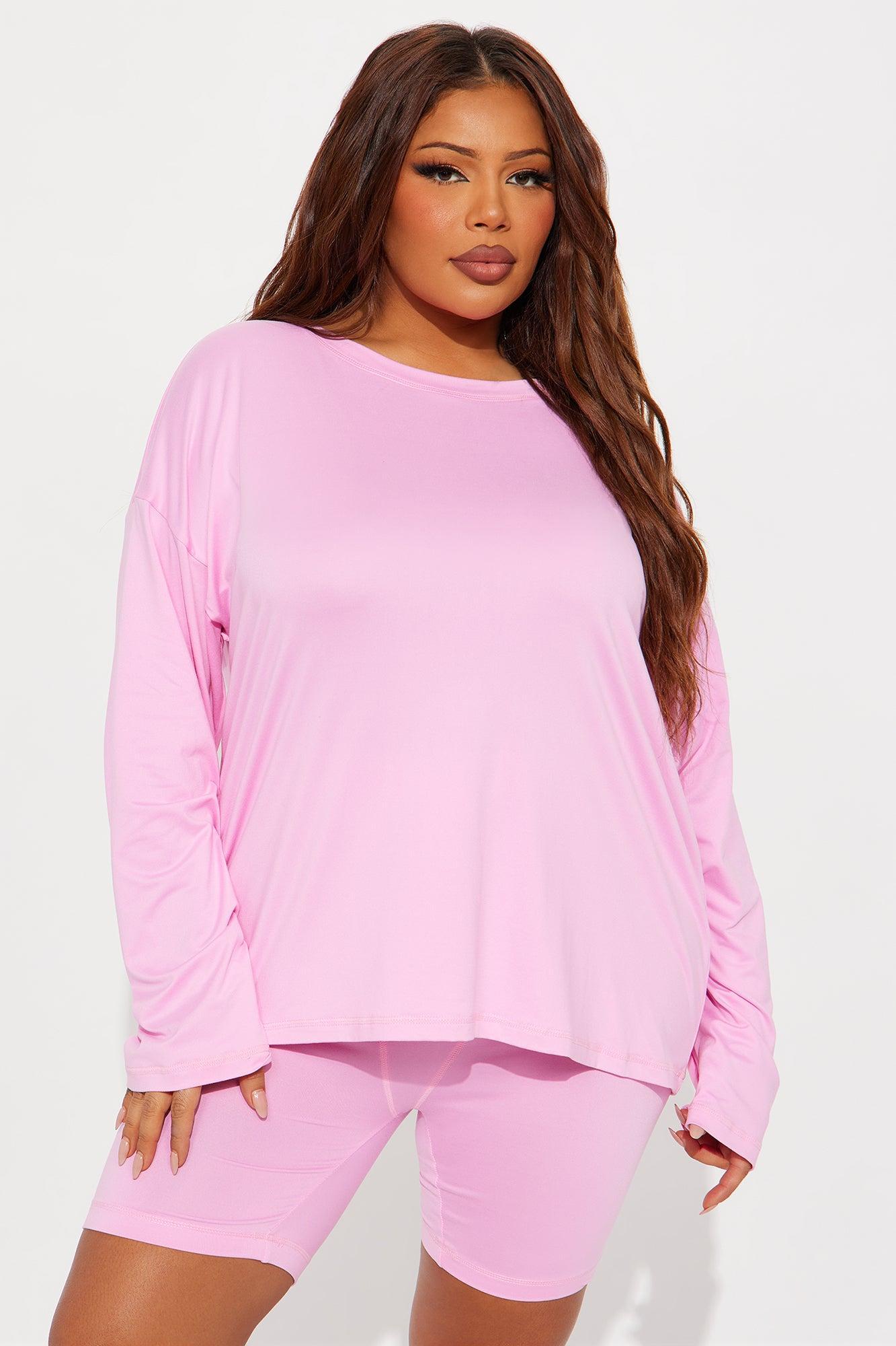 Me And You PJ Boxer Short Set - Pink Product Image