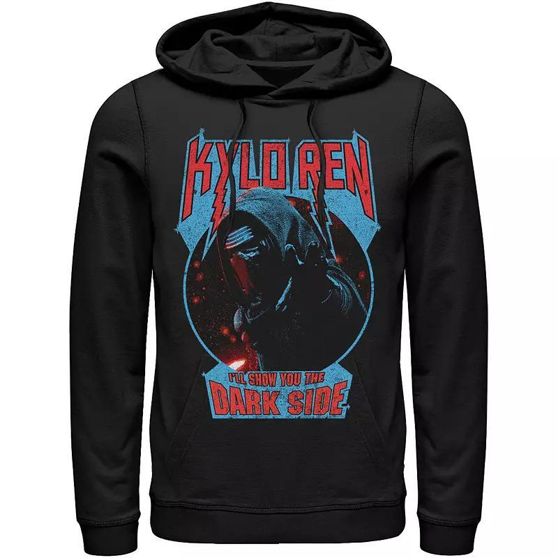 Men's Star Wars Kylo Ren Show You The Dark Side Metal Text Hoodie, Size: 3XL, Royal Product Image