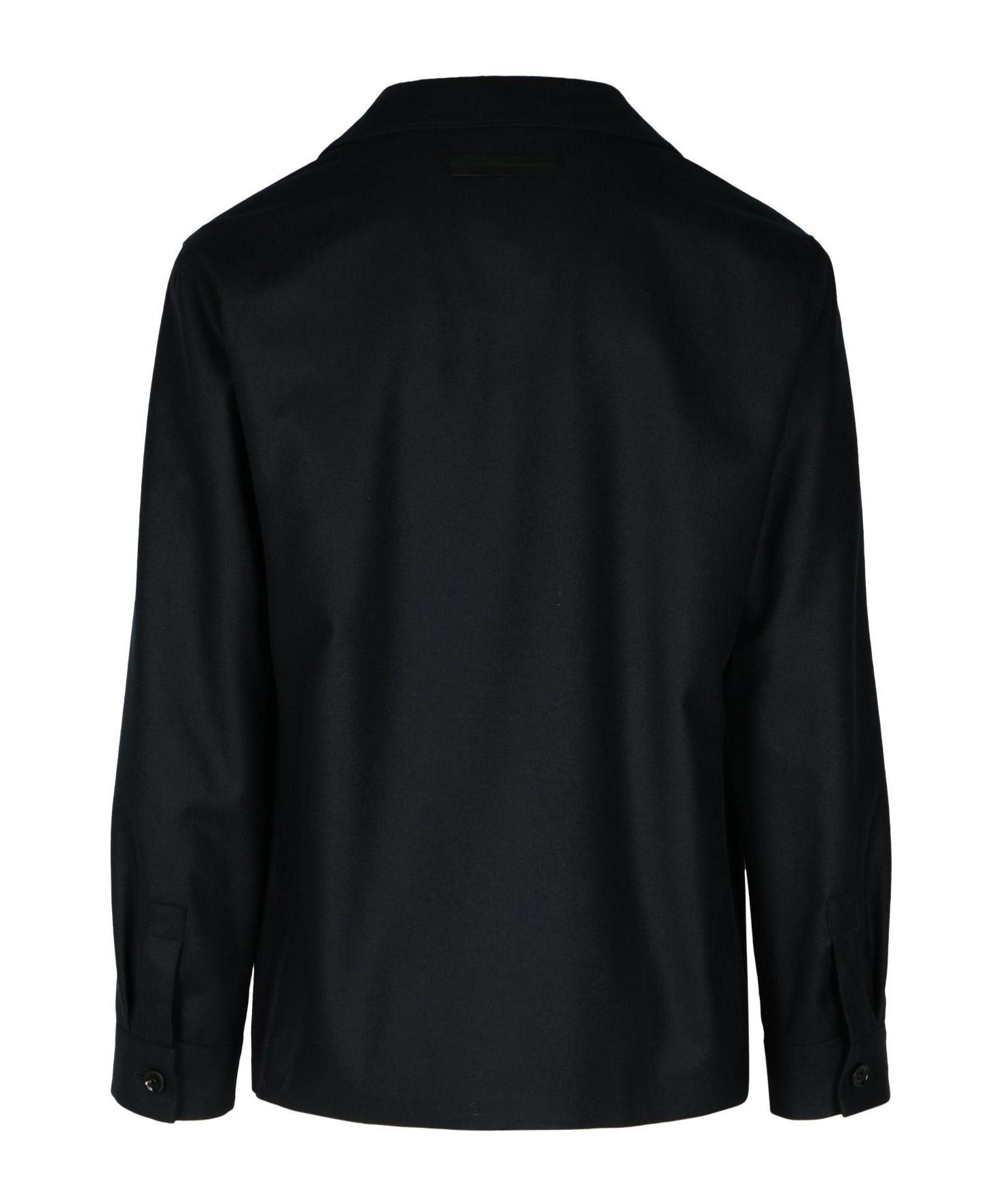 V-Neck Cardigan - Black Male Product Image