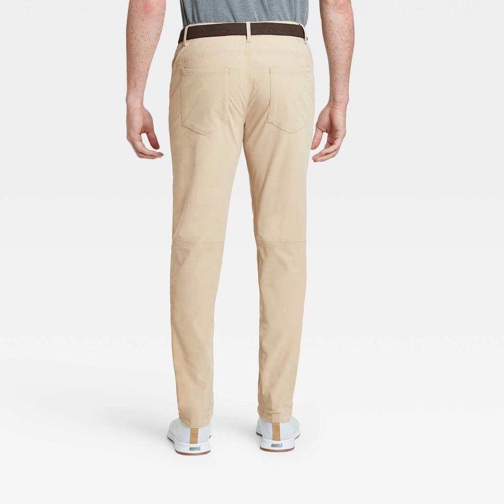 Mens Golf Slim Pants - All In Motion Khaki 38x30 Product Image