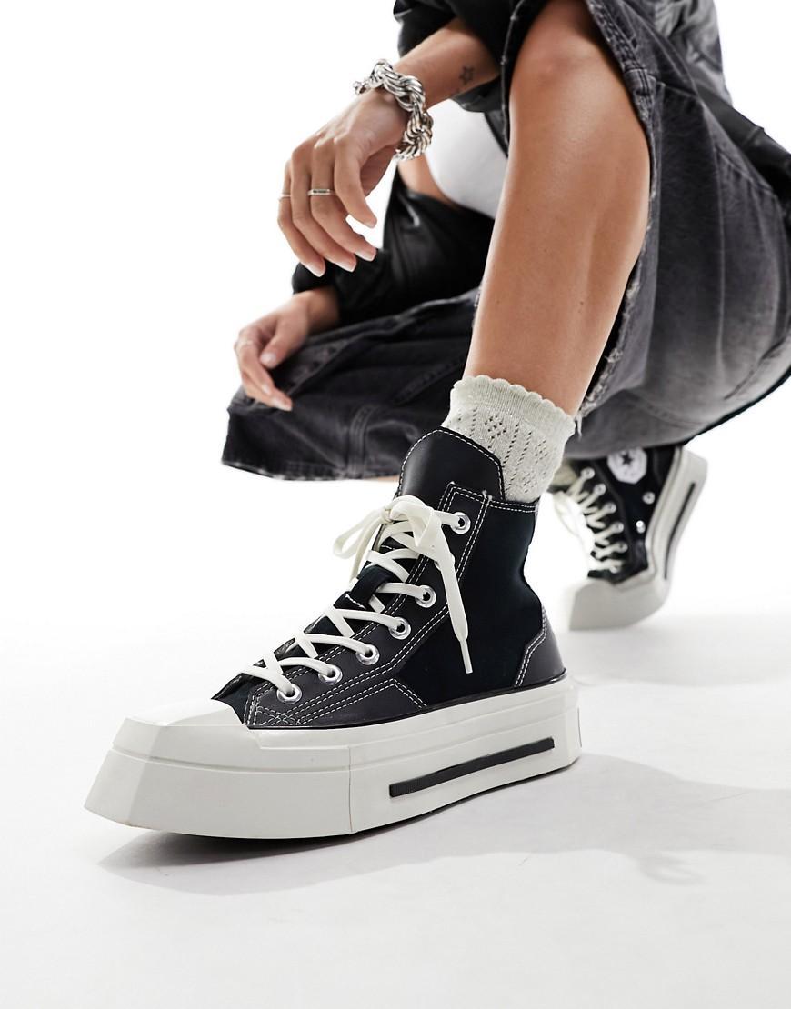 Converse Chuck 70 De Luxe Squared sneakers in black & white Product Image