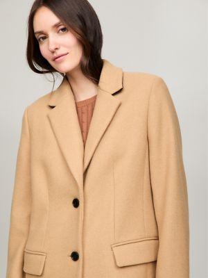 Classic Wool-Blend Coat Product Image