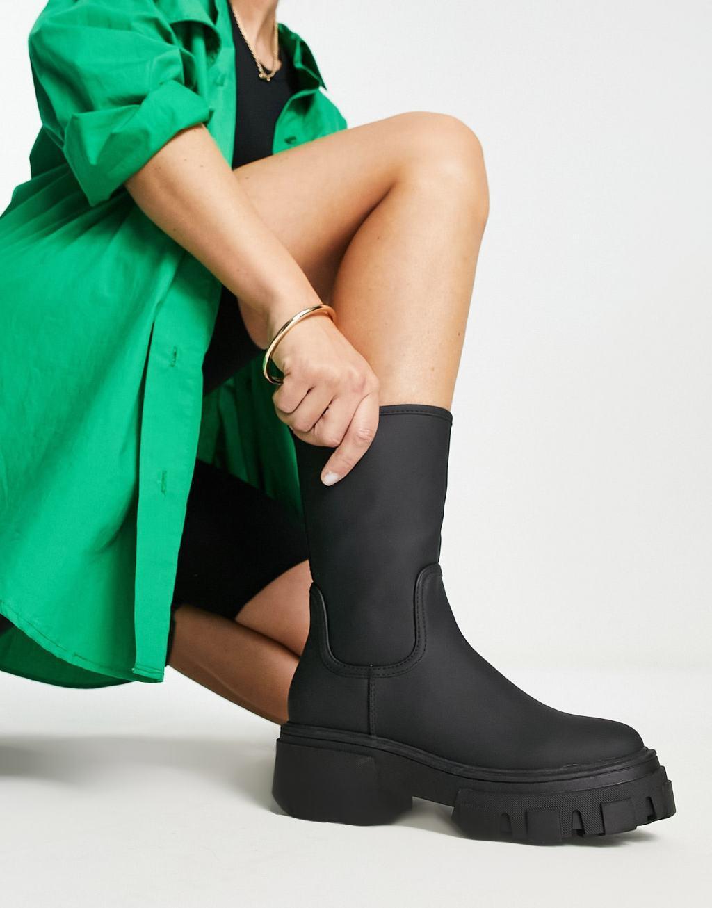 ASOS DESIGN Acton chunky pull on boots Product Image