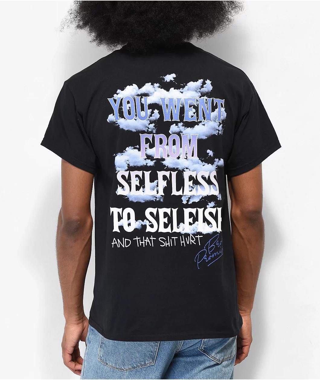 Broken Promises Deadly Sins Pride Black T-Shirt Product Image