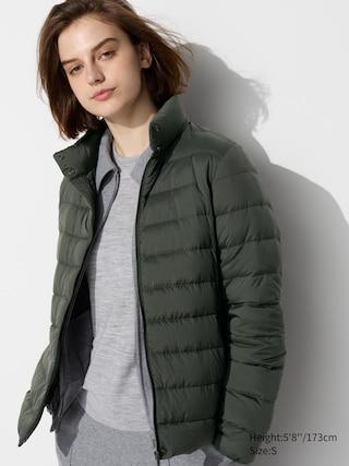 Womens Ultra Light Down Jacket with Anti-Static Dark Green XS UNIQLO US Product Image