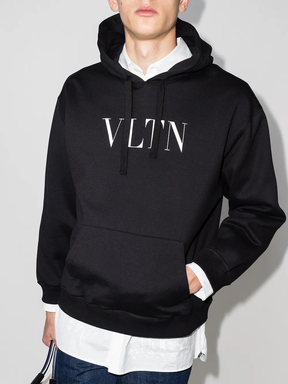 logo print hoodie Product Image