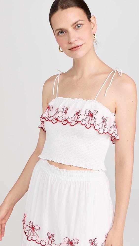 LoveShackFancy Carletta Top | Shopbop Product Image