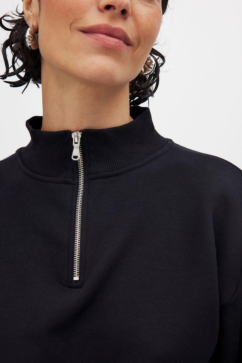 Zip Detail Sweatshirt Product Image