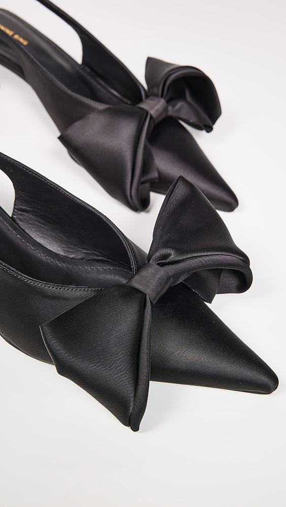 ANINE BING Nina Heels With Bow Heels | Shopbop Product Image