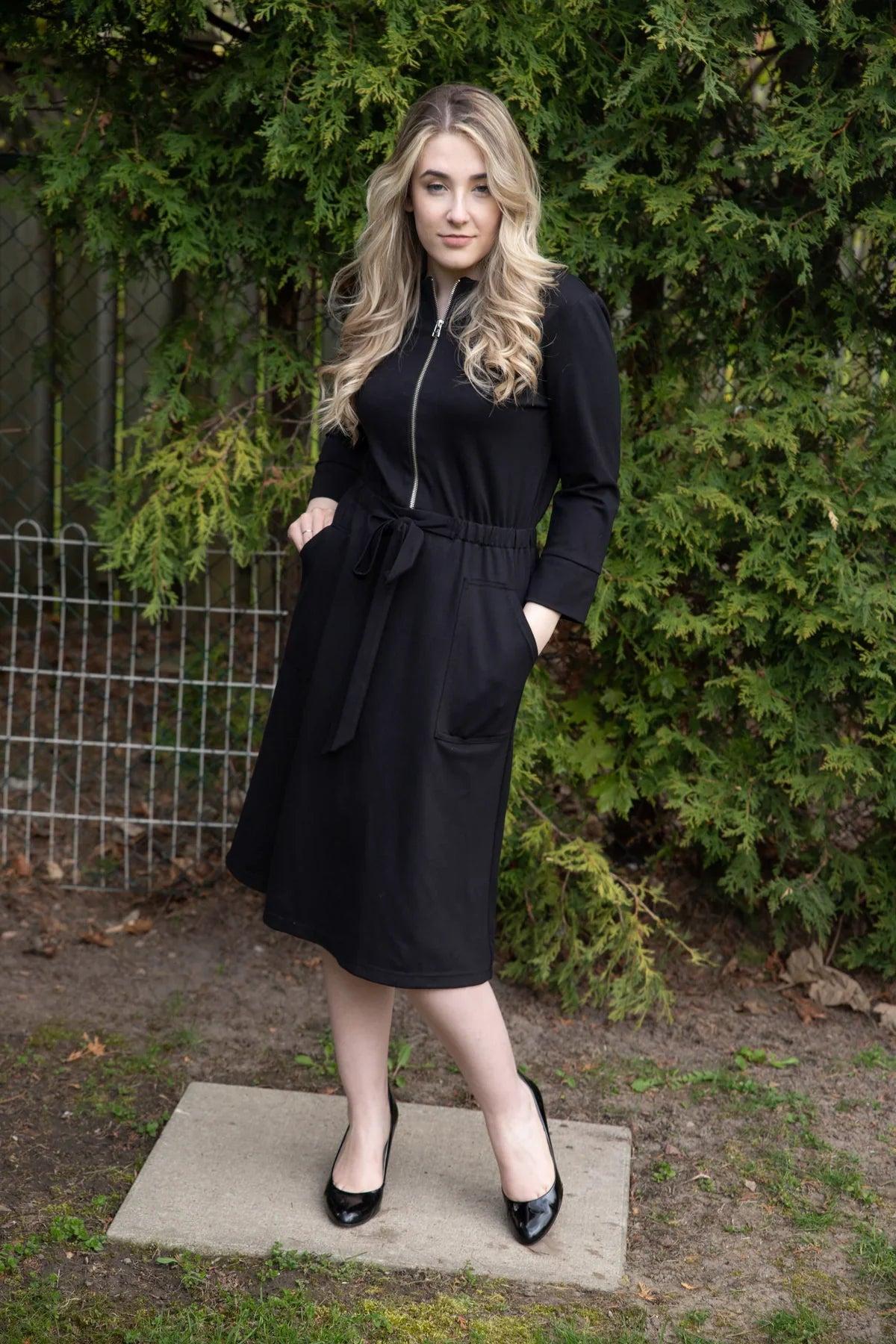 Black Utility Dress Product Image