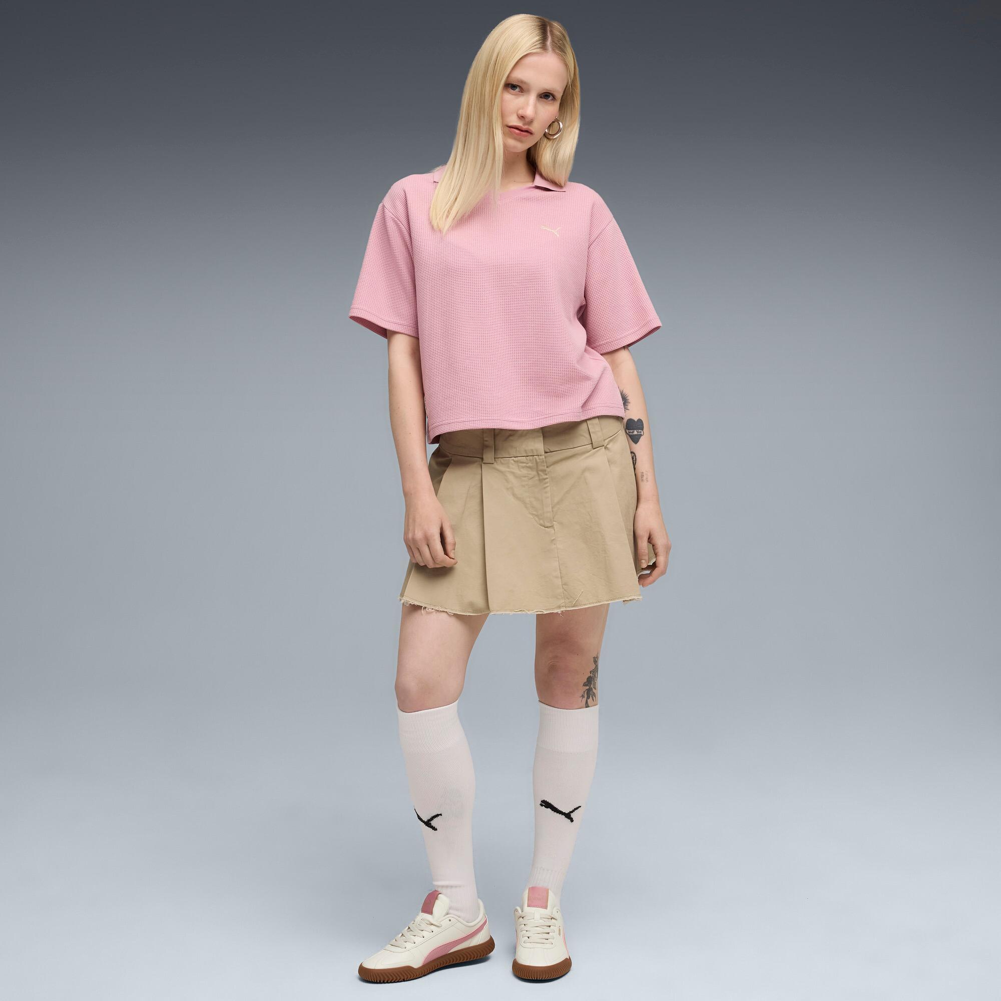 PUMA Class Relaxed Polo Tee Women Product Image