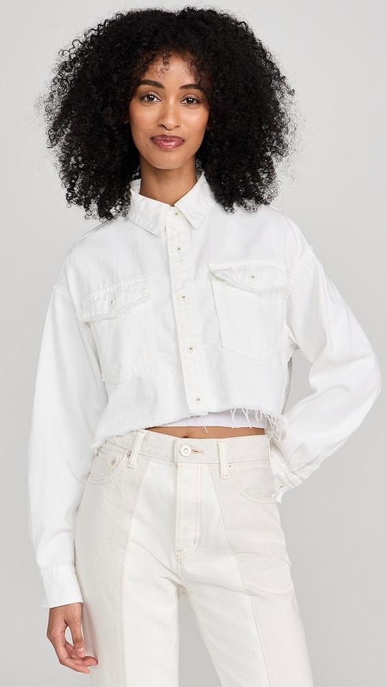 MOUSSY VINTAGE Southfork Cropped Shirt | Shopbop Product Image