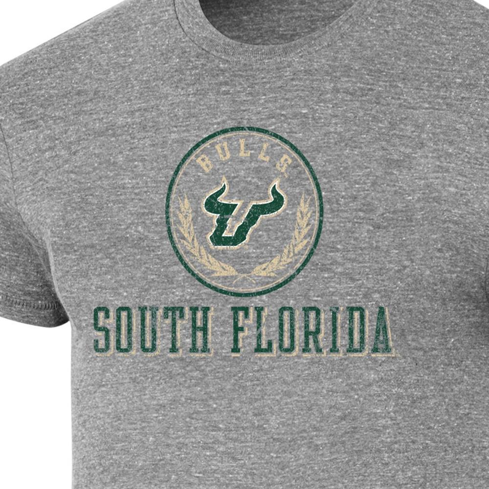 NCAA South Florida Bulls Mens Gray Tri-Blend T-Shirt Product Image