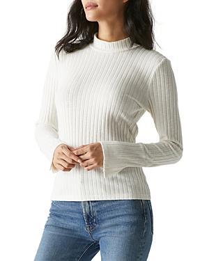 Michael Stars Opal Button Cuff Turtleneck Women's Clothing Product Image