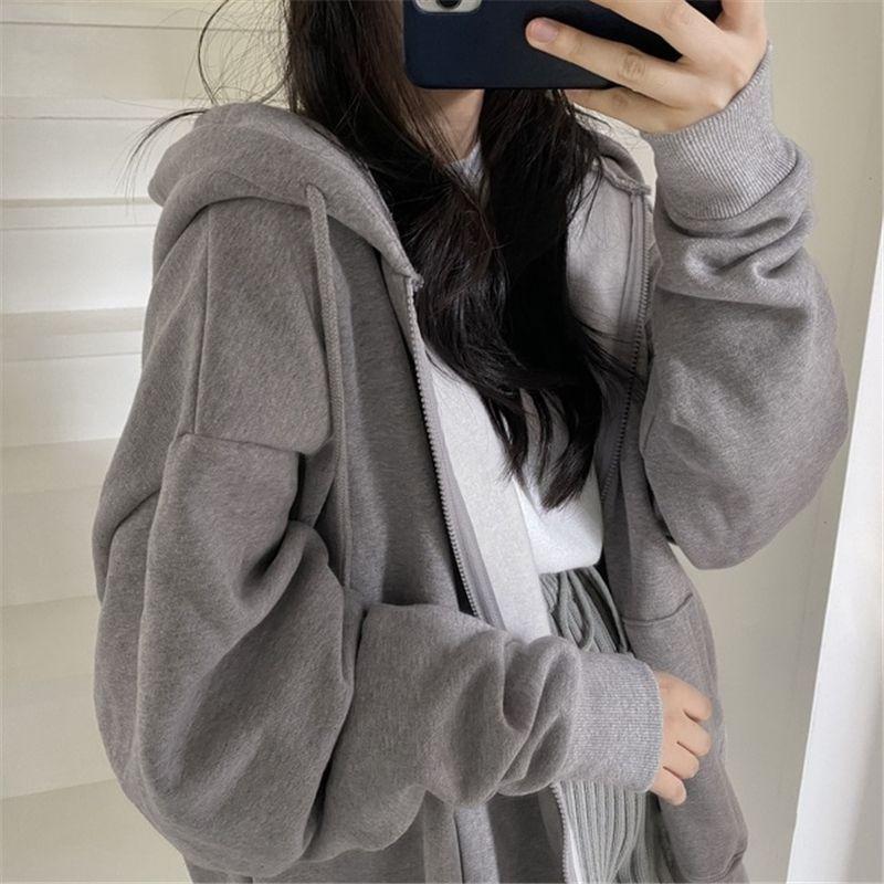 Zip-Up Hoodie Product Image