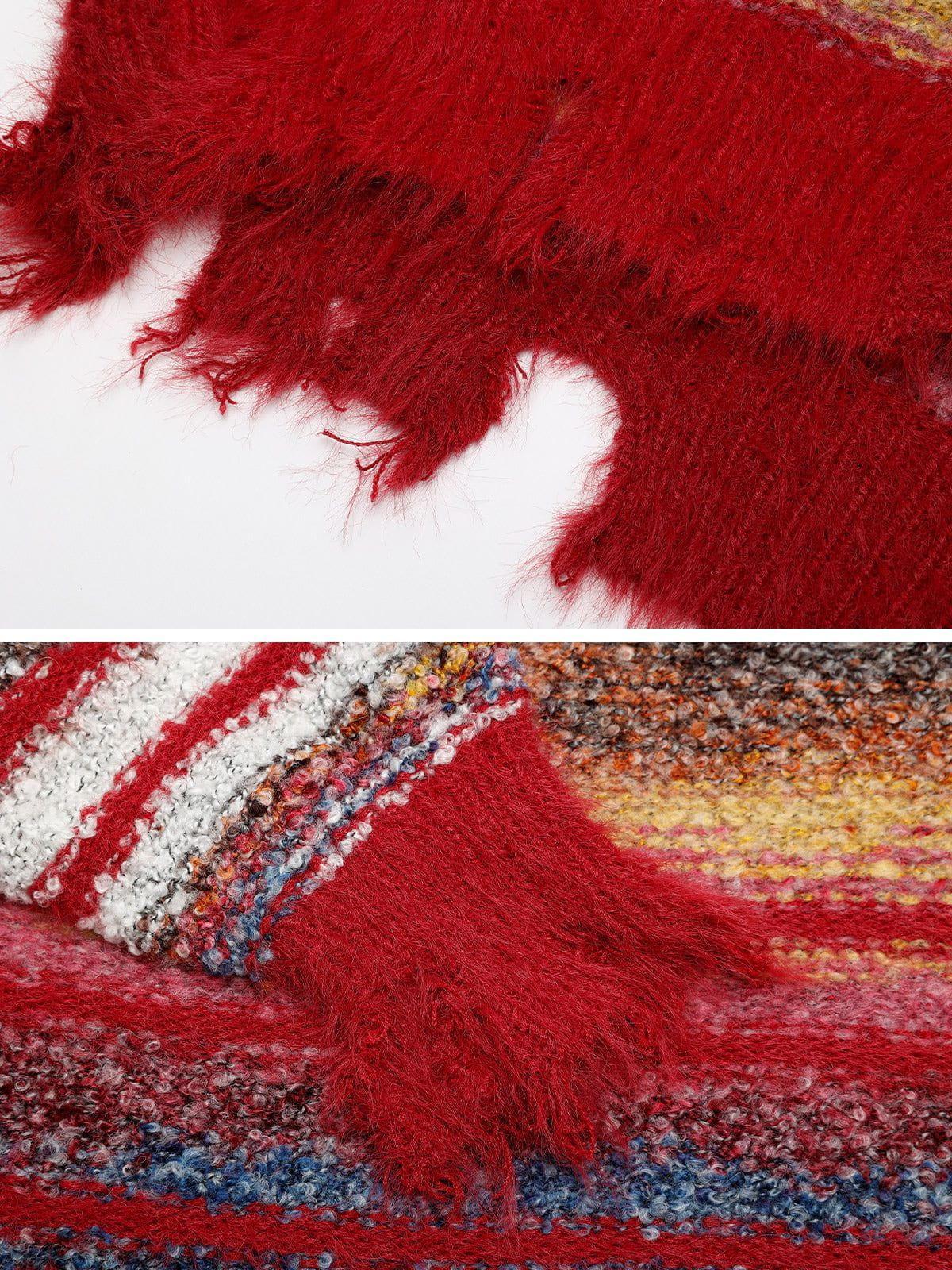 Aelfric Eden Fringe Stripe Cardigan Female Product Image