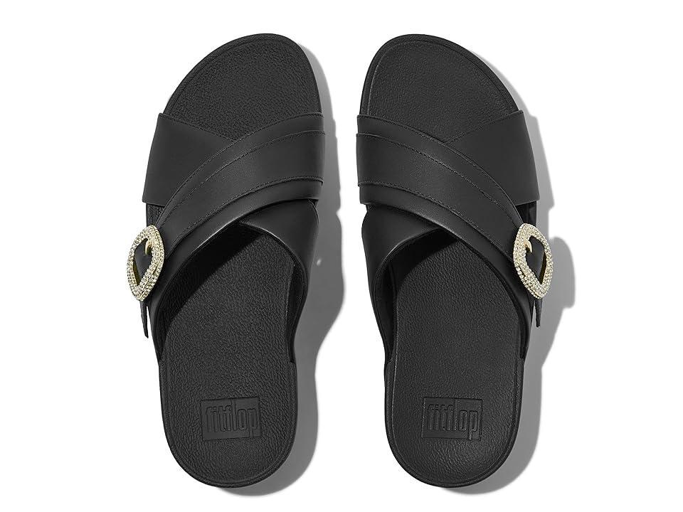 FitFlop Womens Lulu Crystal Buckle Sandals Product Image