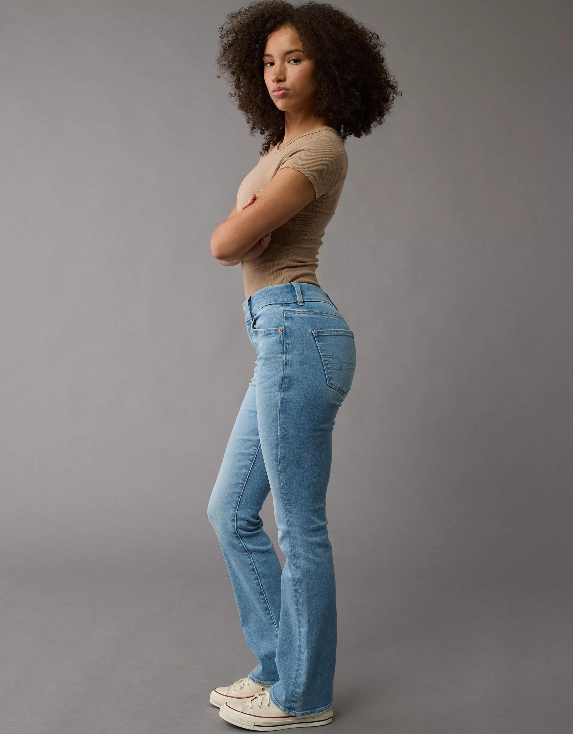 AE Next Level Curvy High-Waisted Skinny Kick Jean Product Image