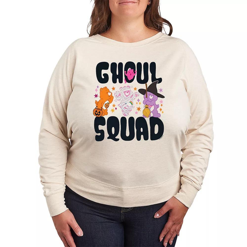 Plus Size Care Bears Halloween Ghoul Squad French Terry Long Sleeve Tee, Women's, Size: 4XL, Beige Product Image